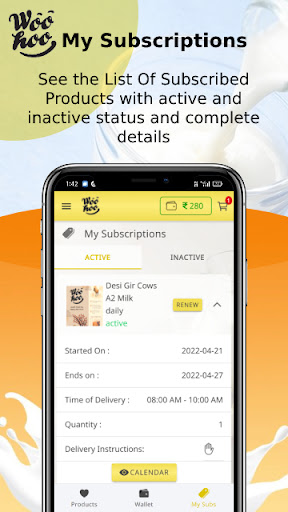 woohoo Fresh Milk Delivery