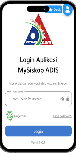 Android application MySiskop Adis 2.0 screenshort