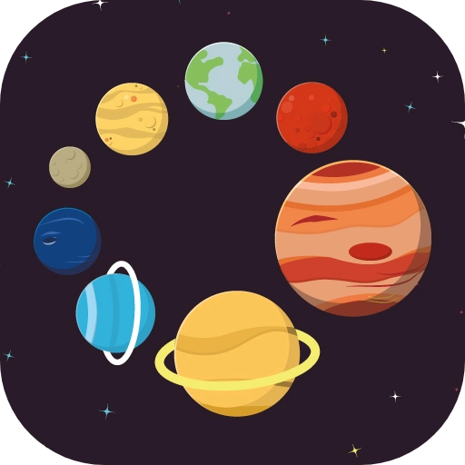 Solar system - Exploring space logo