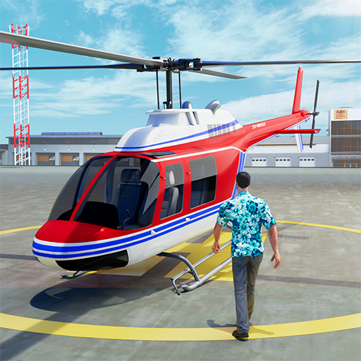 City Helicopter Fly Simulation  Icon