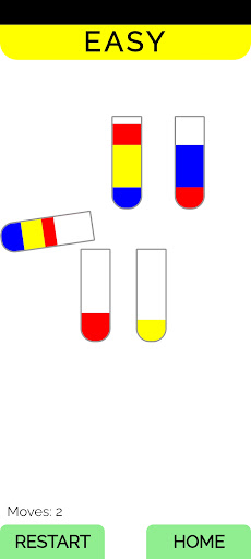 فرز المياه الملونه Water Sort Screen 3