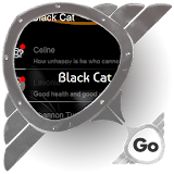 Black Cat GO SMS icon