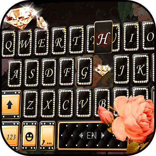 Fancy Floral Keyboard Theme logo