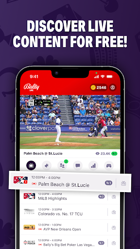 Bally Live:Stream with Rewards Screen 3