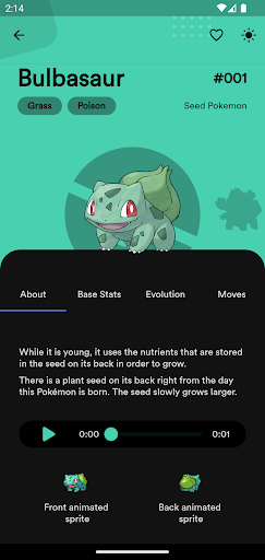 Pokédex Screen 2