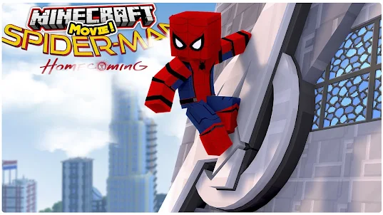 Spiderman Armor Skin For MCPE