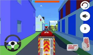 Fire Truck Driving Simulator 3 - Screenshot 2