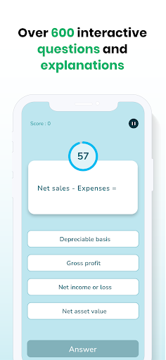 Accounting Quiz Game Screen 2