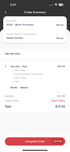 Habibi Chicken Screen 3