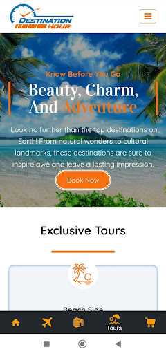 Android application Destinationhour screenshort
