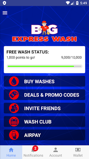 BIG Express Wash Screen 2