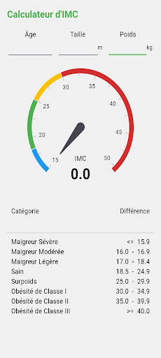 Aperçu de l'application