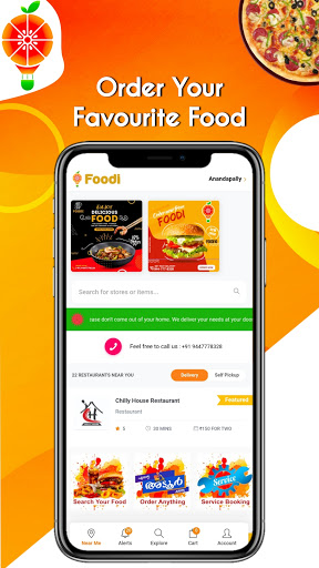 Android application Foodi Store: Buy food, groceri screenshort