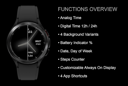 EY13 Grey Glow Watchface Screen 3