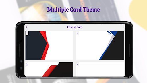 Business Card Maker, Visiting Screen 3