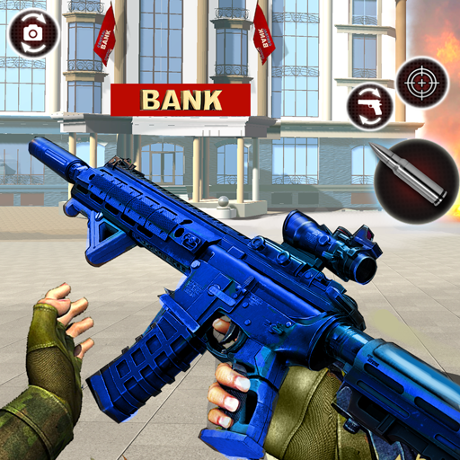 Grand Bank Robbery Gun Games 2.7 Icon