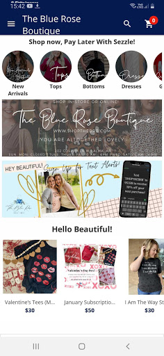Android application Blue Rose & Co screenshort