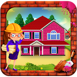 Girls Pink House Construction: Builder Simulator icon