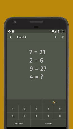 Math puzzles, math riddles - Screenshot 1
