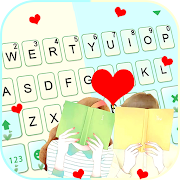 Couple Love Story Keyboard Theme