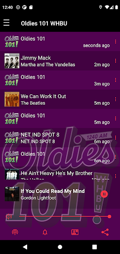 Android application Oldies 101 screenshort