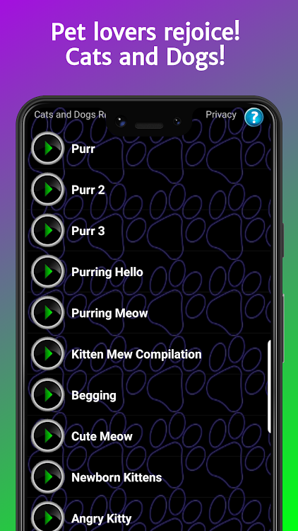 Cats and Dogs Ringtones - 8.5 - (Android)