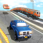 Cover Image of Baixar Train vs Car Racing 2 jogador  APK