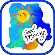 Good Morning stickers