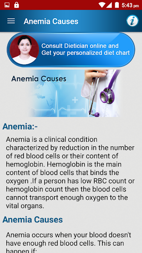 Anemia Care Diet & Nutrition Screen 2