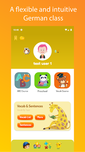 Android application German For Kids And Beginners screenshort