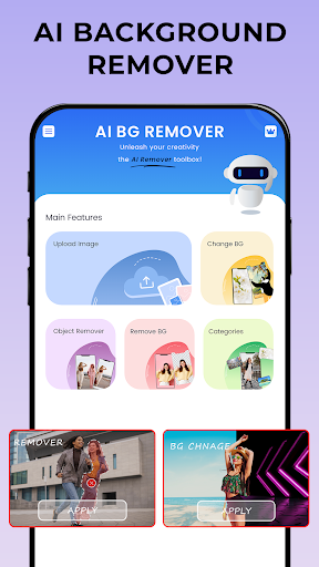 Android application AI Background Remover: Retouch screenshort