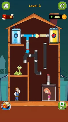 Home Pipe: Water Puzzle - Screenshot 2