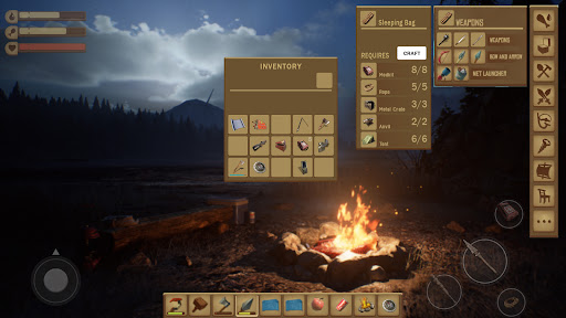 Woodcraft Island Survival Game - Action - games