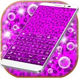 Purple Cheetah Keyboard Theme icon