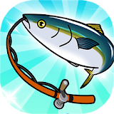 Explosion fishing collection icon