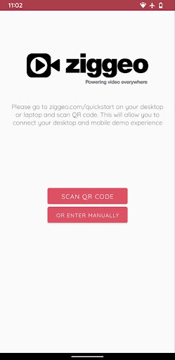 Android application Ziggeo demo. Xamarin screenshort