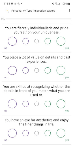 16 Personality Test (96Q) Screenshot 2 - AppWisp.com