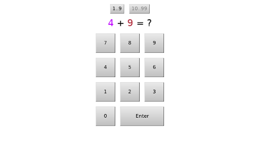Addition and Subtraction Screen 3