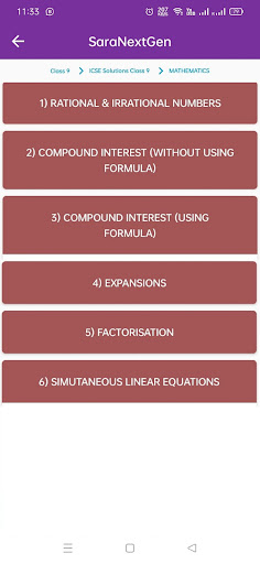 ICSE Solutions Class 9 Maths Screen 3