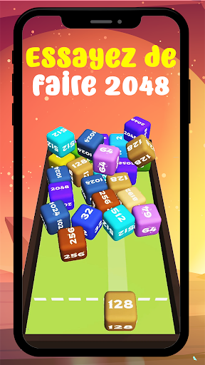 2048 Cube Shooter - Merge Game Screen 2