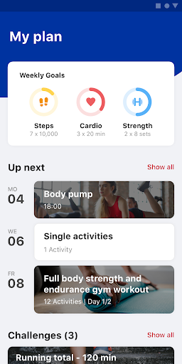 Android application Workout Anytime PRO ElProgreso screenshort