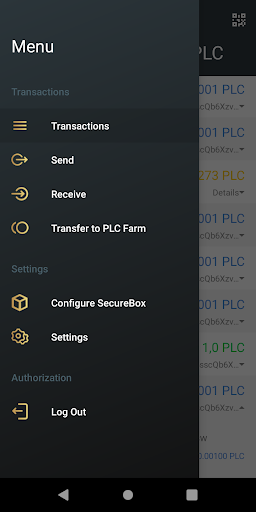 PLC Wallet Screenshot 2 - AppWisp.com