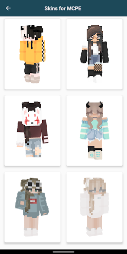 Aesthetic Skins for Minecraft Screen 2