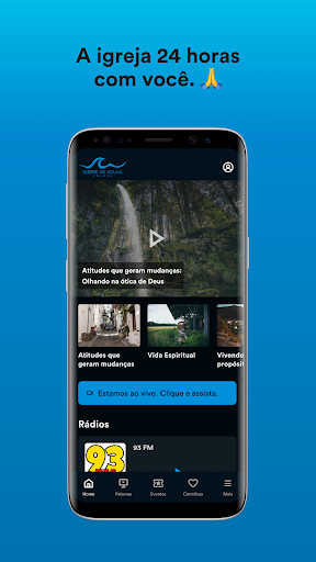 Android application Sobre as Águas Church screenshort