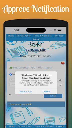 Android application RedRose,Deoghar screenshort