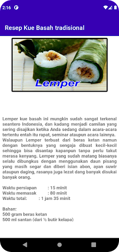 Resep Kue Basah tradisional Screen 3