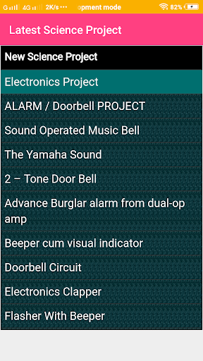 Science Project Screen 2