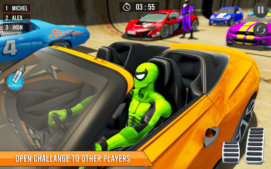 Superhero Game: Car Stunt Game banner