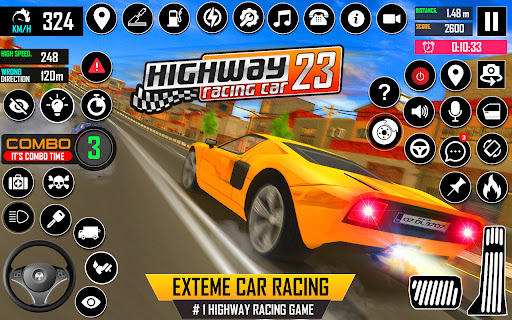 Highway Car Racing 3D Games screenshot 14
