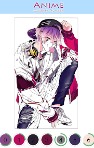 Anime & Manga: Color by Number 3
